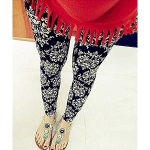 レギンス 工房]イスラム アジアンチック 模様 美脚 スリム 九分丈 レギンス 大型連休 春 雨