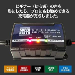 バイク バッテリー 全自動12V バイクバッテ...の詳細画像2