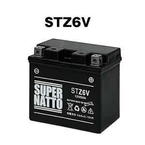 SUPER NATTO（スーパーナット） バイク用バッテリー STZ6V ジョルノ