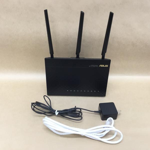 ASUS デュアルバンド対応 WiFiルーター RT-AC68U 11ac 1300+600Mbps