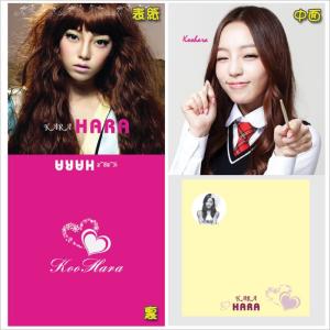 【KPOP 大人気グッズ - 売りつくし 】 KARA  ハラ Hara ポストイット（付箋）★ KARA