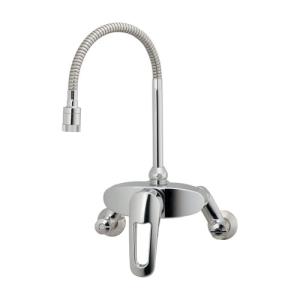 KAKUDAI 壁付シングルレバー混合栓 カクダイ（KAKUDAI） 水栓金具 192-027 シングルレバー混合栓(壁付