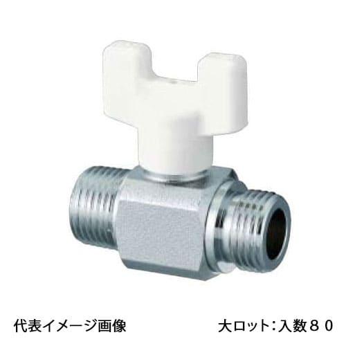 【AE1-20M-S】オンダ製作所 ボールバルブ AE1型 メッキ付 Rねじ×Gねじ 呼び径3/4 ...