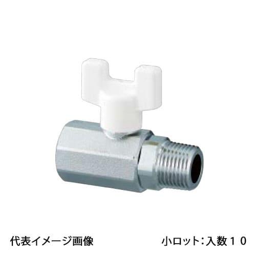 【AE4-20M-S】オンダ製作所 ボールバルブ AE4型 メッキ付 Rcねじ×Rねじ 呼び径3/4...