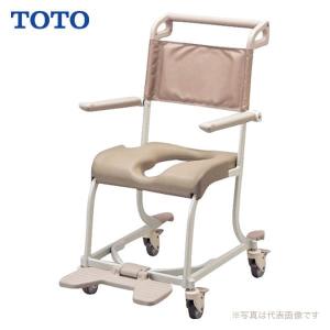 【EWCS604BS】TOTO 水まわり用車いす キャスタータイプ ソフトシート仕様 便座高さ35・36cm用 高齢者 介護 補助 浴室 トイレ 室内移動｜rehomestore