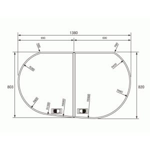 Panasonic（パナソニック） 送料無料 お風呂のふた （松下電工