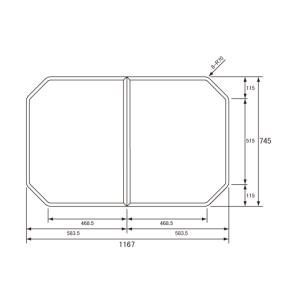 INAX（イナックス） 【YFK-1276B(4)-D4】LIXIL INAX 風呂フタ 薄型保温