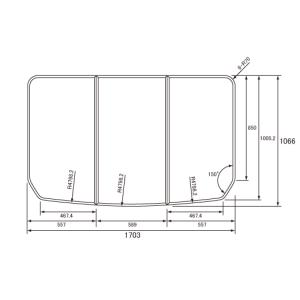 Panasonic（パナソニック） 風呂ふた GVR1174UD (RSJ78HN1Y) 断熱組