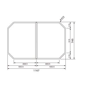 INAX（イナックス） 【YFK-1494B(1)-D4】LIXIL INAX 風呂フタ 薄型保温