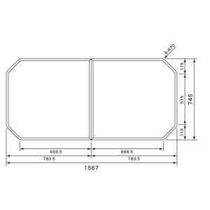 Panasonic 風呂フタ GVR1174UDN 蓋 Panasonic（パナソニック） 風呂