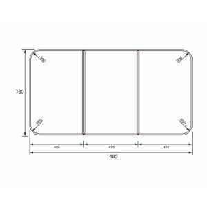 INAX（イナックス） 【YFK-1687CL-D】LIXIL INAX 風呂フタ 組フタ 3枚