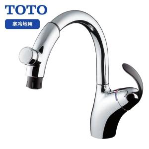 TOTO シングルレバー混合栓(台付き〈1穴〉タイプ) タッチスイッチ