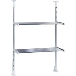 キッチンツールフック 壁掛け式 強力粘着固定キッチンラック 防水 50cm