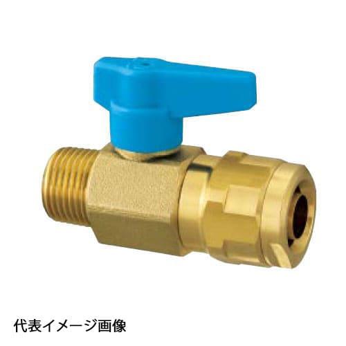 【WB1C-2016B-S】オンダ製作所 ダブルロックバルブ WB1型 テーパおねじ PB用 ブルー...
