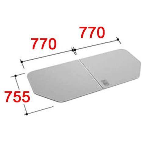 【YFK-1576B(3)】LIXIL INAX 風呂フタ 組フタ 2枚組 奥行755mm 横幅77...