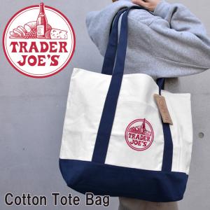 Trader Joe&apos;s トレーダージョーズ【ショッピングバッグ】コットントートバッグ ショッピング...