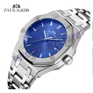【PAULAREIS】最新モデル 腕時計 Business Classic Blue style 自動巻き ROLEXオマージュ
