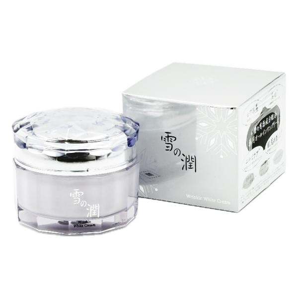 雪の潤 美白クリーム 45g｜透明感 保湿 医薬部外品 薬用美白ジェル  オールインワン シワ改善 ...