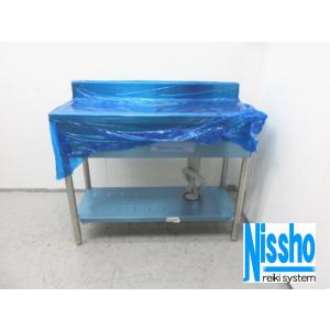 ■中古・未使用 ステンレス1槽シンク・左水切り...の詳細画像1