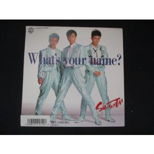 EP/レコード 014■少年隊/What&apos;s your name？/L1812