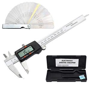Justech デジタルノギス 150mm ステンレス鋼製 0.01mm高精度