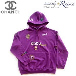 シャネル （CHANEL） Pharrell Williams ビジュー パーカー 限定品 #M パープル P61050 ウェア （新品）