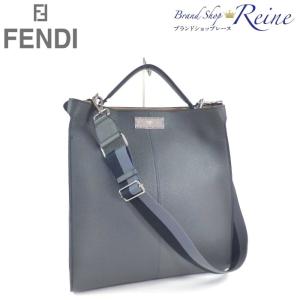 フェンディ セール 特集 Fendi セレリア ピーカブー エックスライト フィット 2way ハンド ショルダー バッグ 新品 アスファルトグレー 7va447