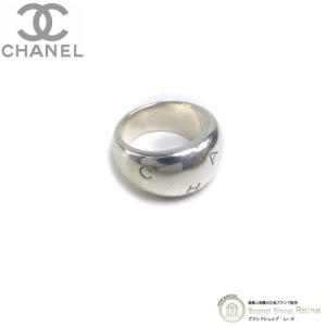 シャネル （CHANEL） アルファベット ロゴ リング シルバー 925 指輪 ＃12（中古）｜reine-web