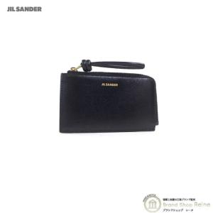 ジルサンダー （JIL SANDER） ロゴ エンベロープ コインパース 小銭入れ J07UI0003 ブラック（新品）｜reine-web