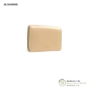未使用品☆JIL SANDER ジルサンダー ロゴ入り レザー ロングウォレット 長財布 ホワイト 保存袋付き イタリア製 レディース アウトレット】JIL SANDER ジルサンダー 長財布 小銭入れ付き/ロング