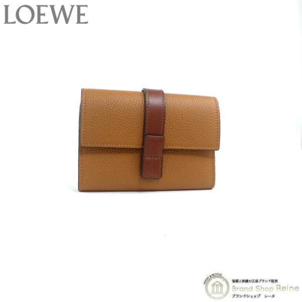 ロエベ （LOEWE） スモール バーティカル ウォレット 三つ折り コンパクト 財布 C660S8...