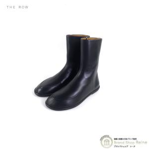 ザロウ THE ROW ZIPPED BOOT ショートブーツ シューズ ジップアップ 