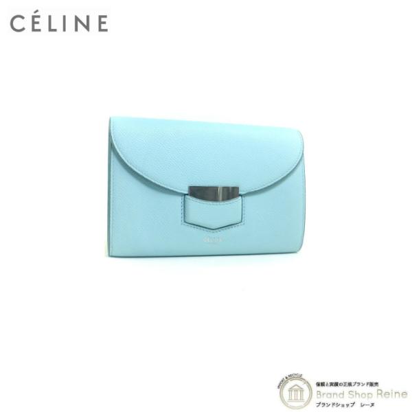 セリーヌ （CELINE） トロッター ミディアム フラップ マルチファンクション 二つ折り 108...