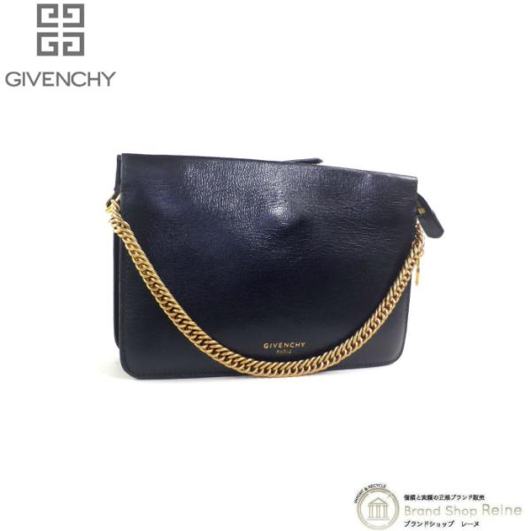 ジバンシィ （GIVENCHY） ロゴ 2way ショルダーバッグ ブラック BB501JB07L（...