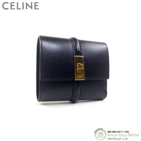 セリーヌ （CELINE） スモールウォレット 16 セーズ コンパクト 三つ折り 財布 10F52...