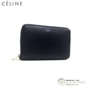 【未使用】CELINE セリーヌ ジップラウンド ウォレット 財布 ブラック CELINE セリーヌ （CELINE） ジップ ウォレット コンパクト