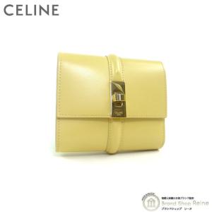 CELINE（セリーヌ） CELINE 3つ折り財布 小銭入れ付き イエロー