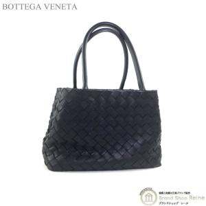 ボッテガ ヴェネタ （BOTTEGA VENETA） イントレチャート ハンド トート バッグ 600887 ブラック（美品）中古｜reine-web