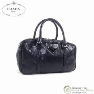 プラダ （PRADA） ナッパアンティーク スモール トップハンドル Re-Edition 2001 2wayバッグ 1BB098 ブラック（新品）｜reine-web