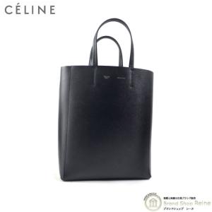 セリーヌ （CELINE） SMALL VERTICAL スモール バーティカル カバ 2way ハンド ショルダー トート バッグ 17618 旧ロゴ BLACK（中古）｜reine-web