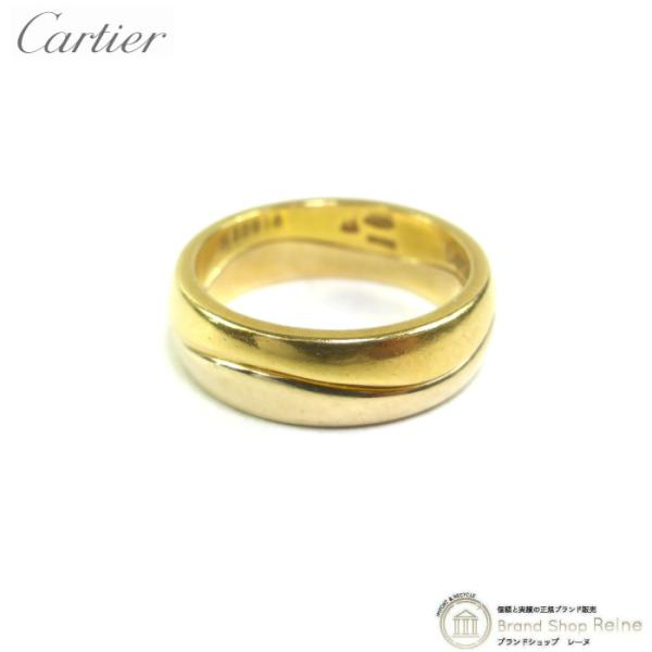 カルティエ （Cartier） ラブミー 2連 K18 リング 750YG×750WG 指輪 ＃45...