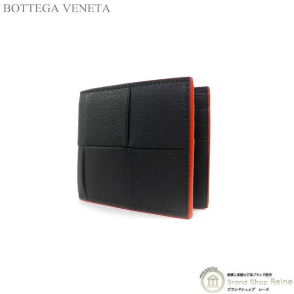 ボッテガ （BOTTEGA VENETA） マキシイントレ カセット 二つ折り 743004 ダーク...