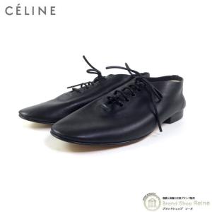 セリーヌ （CELINE） ソフト ダンス フラット シューズ 靴 ＃38 ブラック フィービー期（...