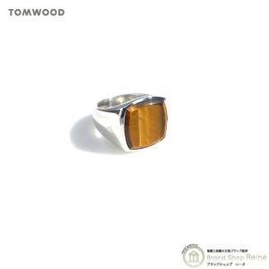 トムウッド （TOM WOOD） クッション リング タイガーアイ Cushion シルバー 925 指輪 #54 14号 R74HQTIE01S925（新品）｜reine-web