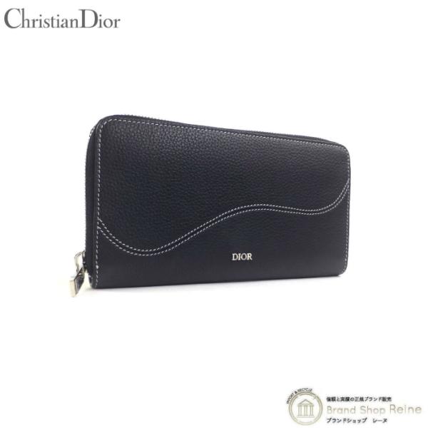クリスチャンディオール （Christian Dior） Saddle サドル ロングジップウォレッ...