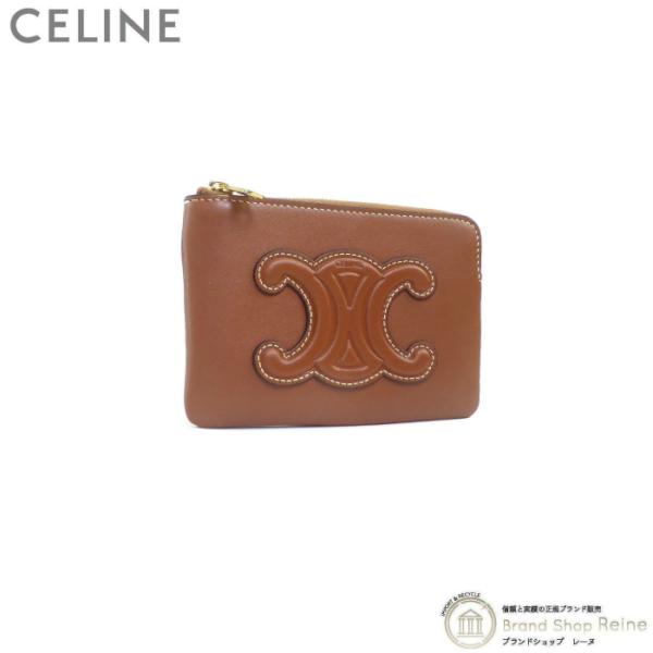 セリーヌ （CELINE） トリオンフ COIN＆Card Purse フック付き コイン カードポ...