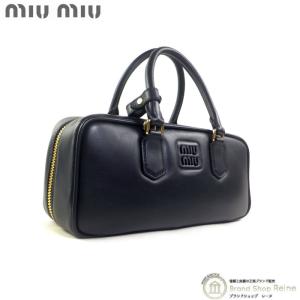 ミュウミュウ （MIUMIU） アルカディ レザー ハンド ショルダー バッグ 5BB148 ブラッ...