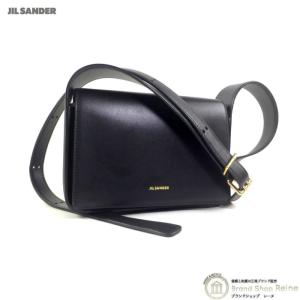 ジルサンダー （JIL SANDER） スモールサイズ レザー ショルダー バッグ J07WG0006 ブラック（中古）｜reine-web