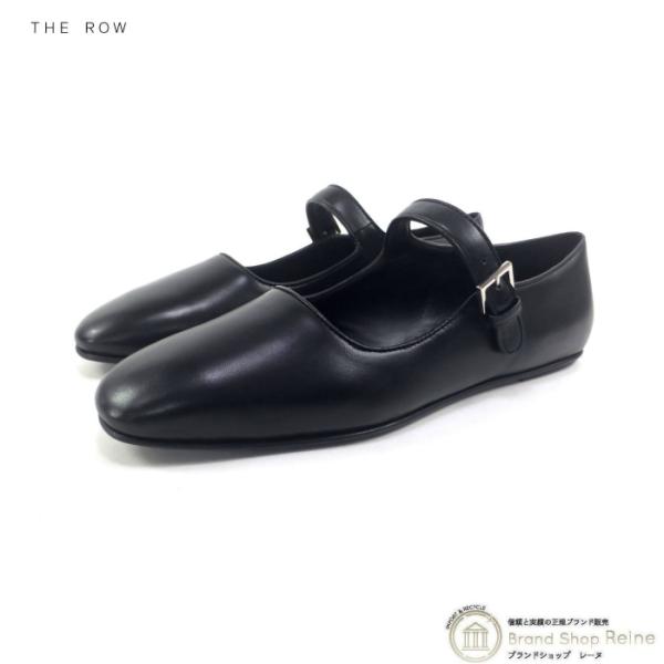 ザ・ロウ （The Row） Ava レザー フラット シューズ ローヒール パンプス 靴 F100...