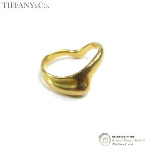 ティファニー （TIFFANY＆CO.） ハート リング 750 K18 YG イエローゴールド 指輪 ヴィンテージ 14号 ゴールド（中古）｜reine-web